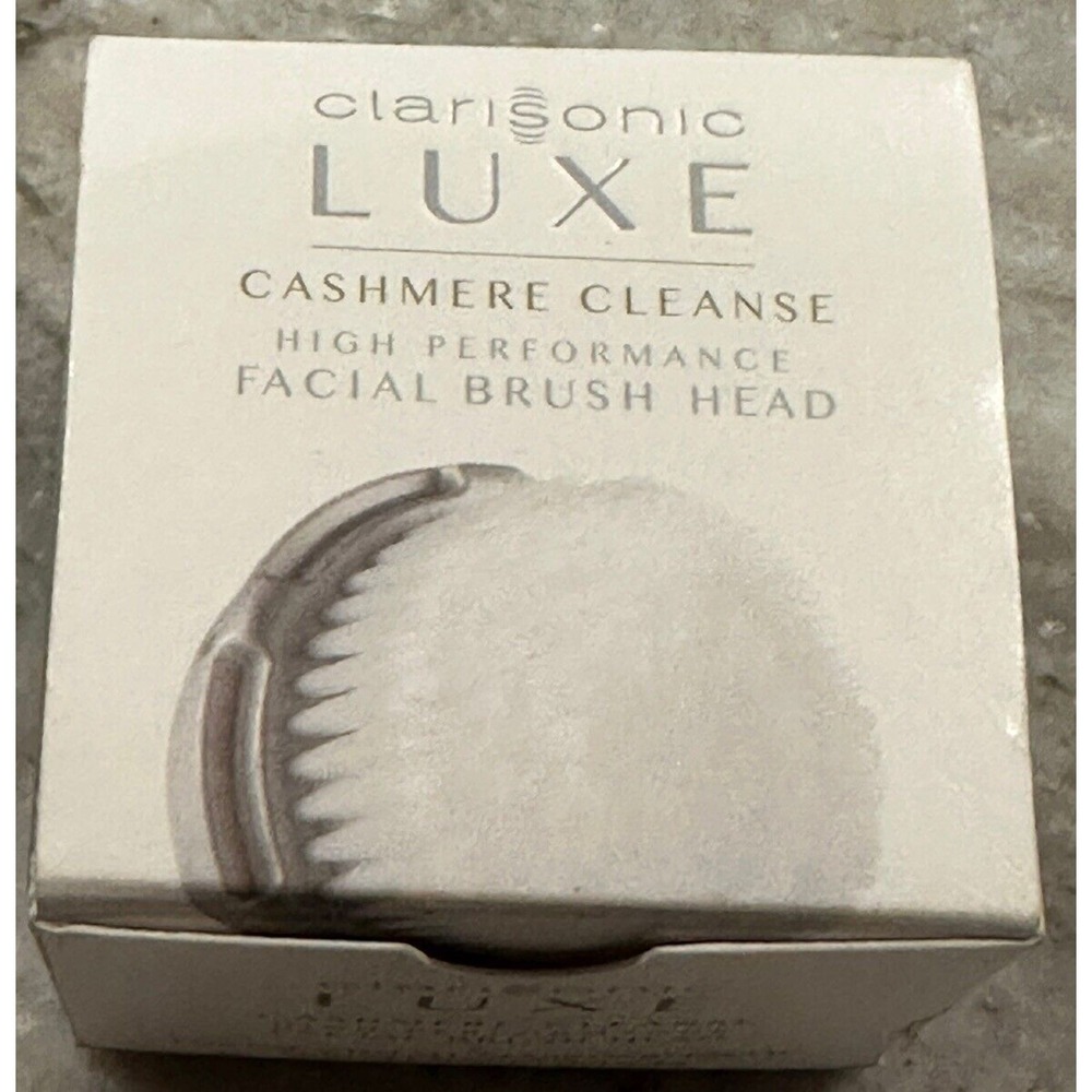 AUTHENTIC, NEW Clarisonic Luxe Cashmere Cleanse High Performance‎ Brush Head